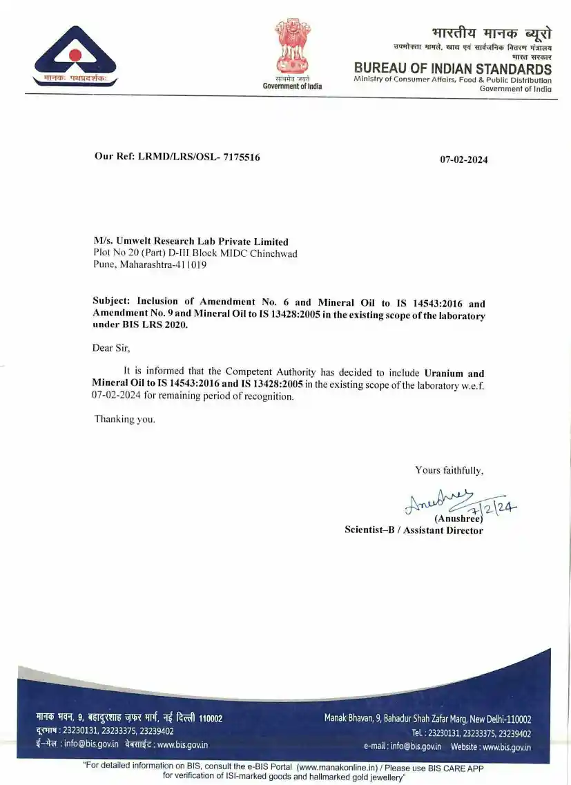 Umwelt_BIS Letter